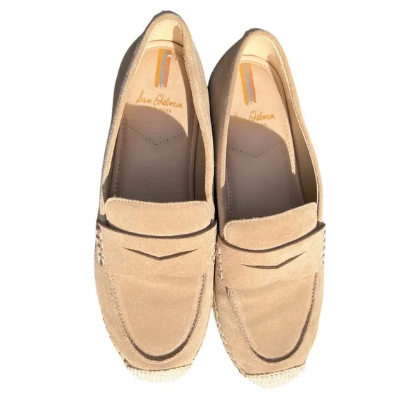KAI LEATHER ESPADRILLE LOAFER “Sam Edelman” Sz 7.5 Like New