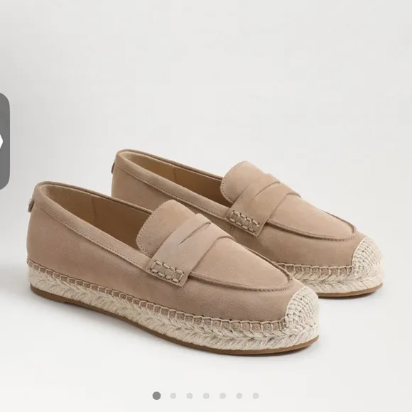 KAI LEATHER ESPADRILLE LOAFER “Sam Edelman” Sz 7.5 Like New