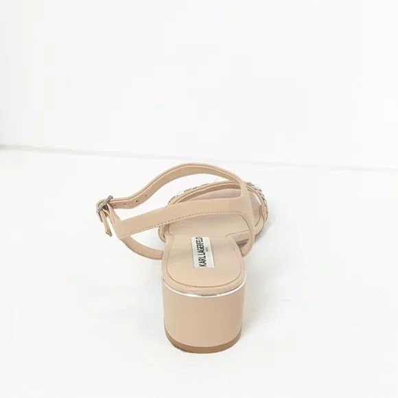 Karl Lagerfeld leather Tori sandals