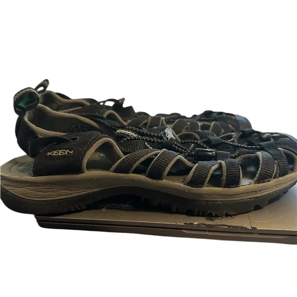 Keen Black and Tan Outdoor Sandals