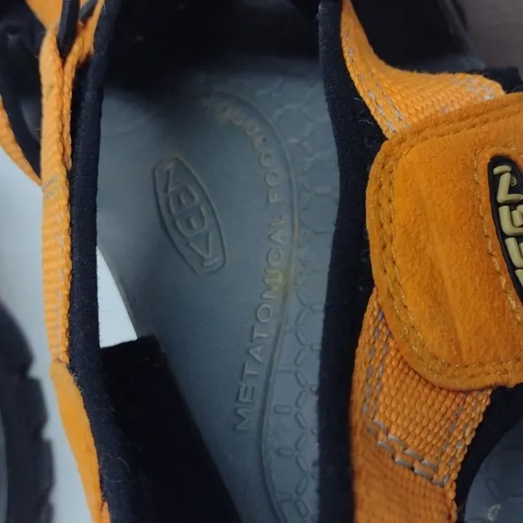 Keen Orange and Black Outdoor Sandals Size 9.5