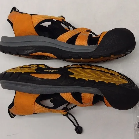 Keen Orange and Black Outdoor Sandals Size 9.5