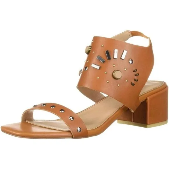 KELSI DAGGER SABRINA LEATHER STUDDED SANDALS NIB SZ 10