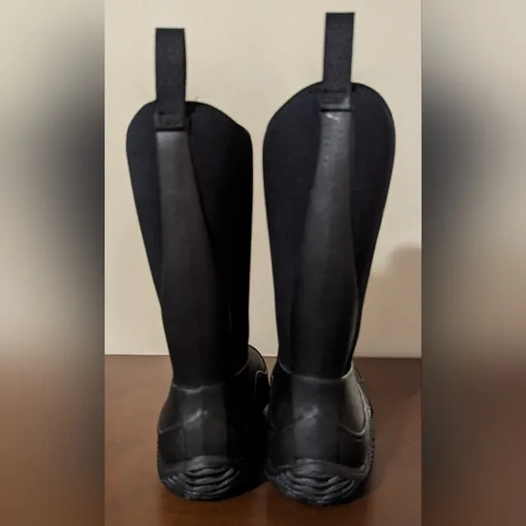 Kids Hale Muck Boots Size 4 New Easy To Clean Waterproof Neoprene Black