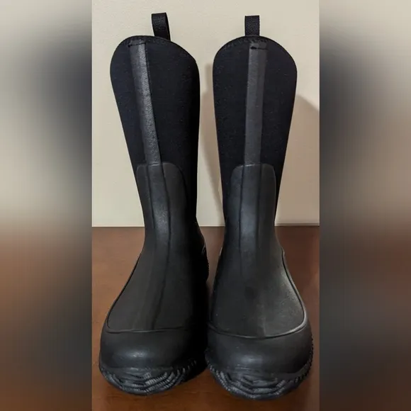 Kids Hale Muck Boots Size 4 New Easy To Clean Waterproof Neoprene Black