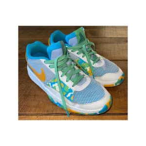 Kids Nike Blue Greeb Orange Ja 1 Water Bottle Sneakers Basketball Size 7Y