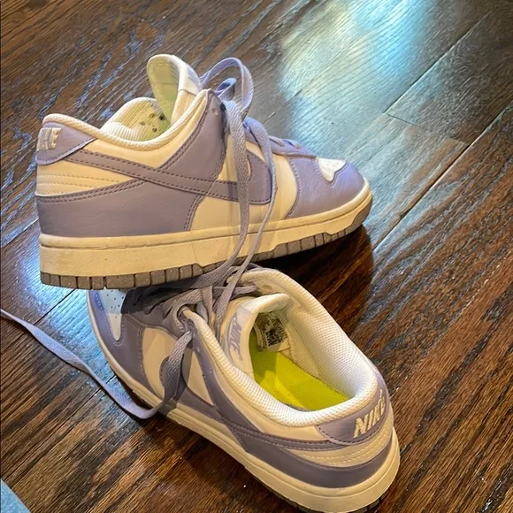 Kids' Nike Purple and White Sneakers