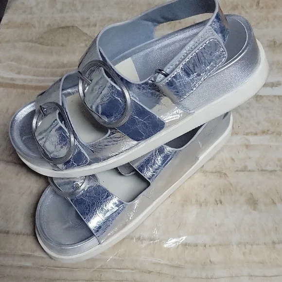 Kids Silver Sandals