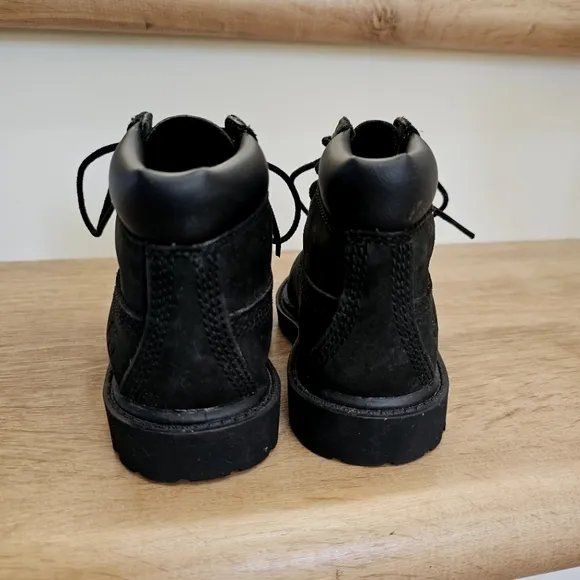 Kids Timberland Premium Boots Toddler sz 7 BLACK