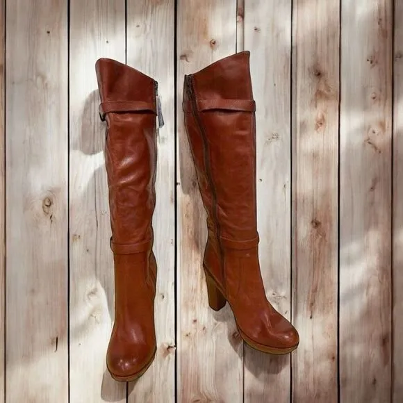 Kork-Ease Bailey Rust Tall Knee High Boots NWT Size 8.5