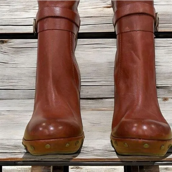 Kork-Ease Bailey Rust Tall Knee High Boots NWT Size 8.5