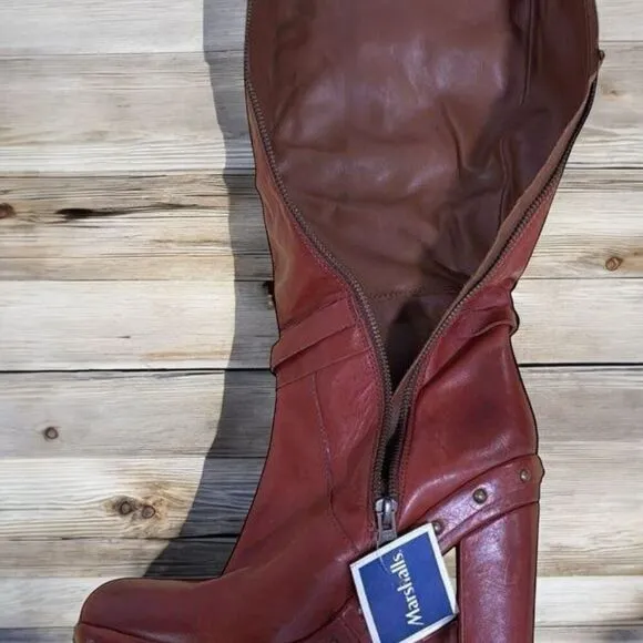 Kork-Ease Bailey Rust Tall Knee High Boots NWT Size 8.5