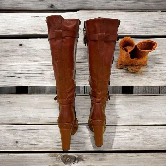Kork-Ease Bailey Rust Tall Knee High Boots NWT Size 8.5