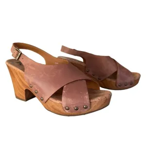 Kork Ease | Leather Buckle Studded Sandals Size 8