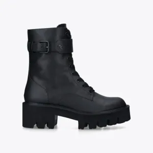 KURT GEIGER LONDON RECYCLED WOLF MOTO BOOTS size 40