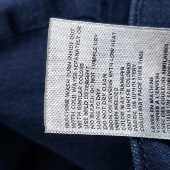 L'AGENCE El Matador High Rise Slim Raw Hem Crop Jeans Anchor Blue sz 26 Women's
