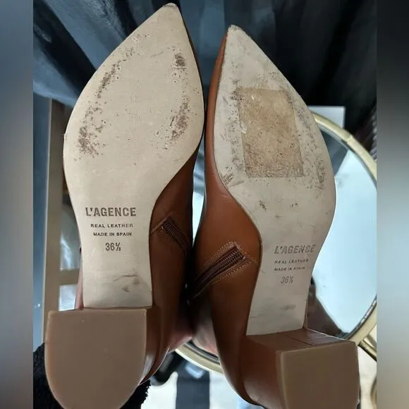 L'Agence Jeanne II Pointed Toe Booties