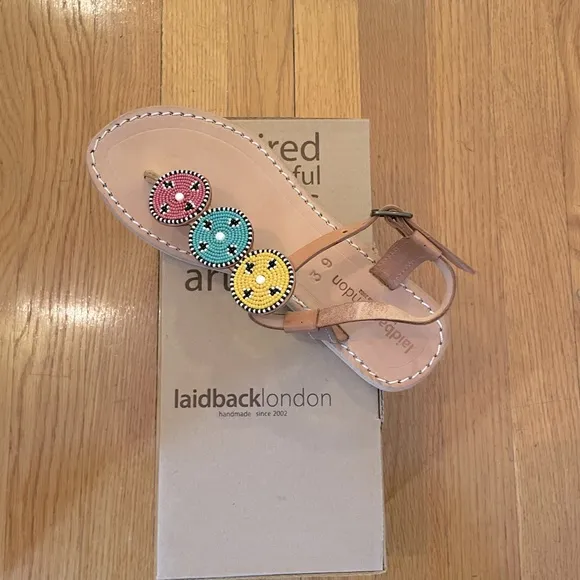 LAIDBACK LONDON Isko Sandals - Women’s Size 38 (US 7) &amp; 39 (US 8) - New In Box