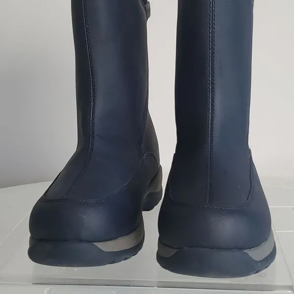 Lands'end Youth boots waterproof winter navy hiking sz 4M