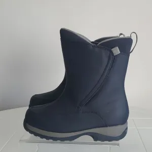 Lands'end Youth boots waterproof winter navy hiking sz 4M