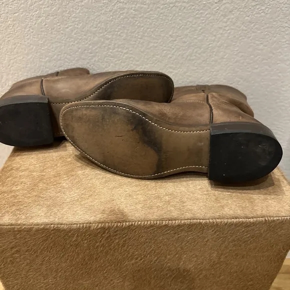 Laredo 28-2104 Dirty Brown Mechanic Trucker Boots sz 9 EE  (S1699)