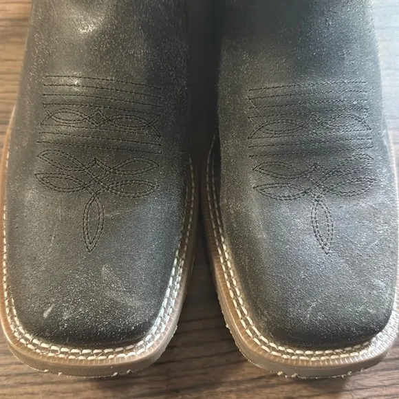 Laredo Men's Summit Western Leather Cowboy Boots - Gray