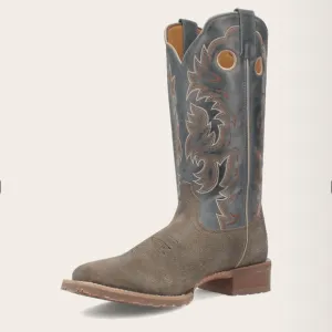 Laredo Men's Summit Western Leather Cowboy Boots - Gray