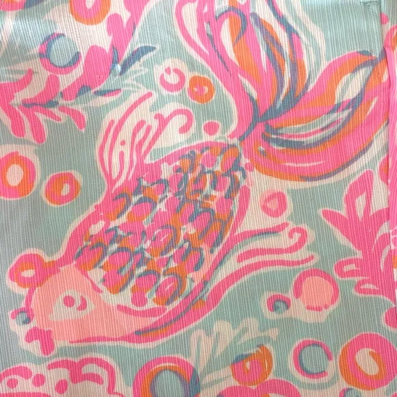 Lilly Pulitzer 10 inch Pink Pout Too Much Bubbly Chipper Shorts Size 00 NWOT
