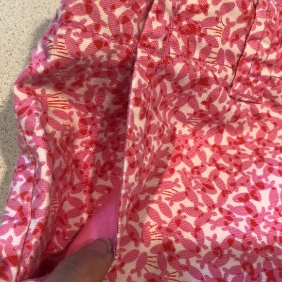 LILLY PULITZER PALM BEACH FIT SHORTS PINK SIZE 2