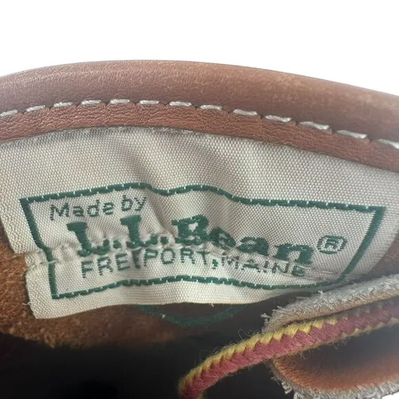 LL Bean Boots Mens 8 Bean Boots Leather Unlined Waterproof Duck Classic USA
