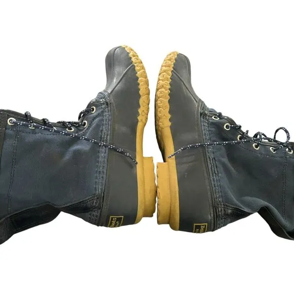 L.L. Bean Kids Waxed Canvas Duck Boots Size 6