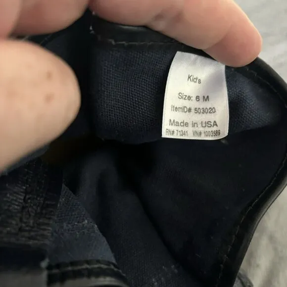 L.L. Bean Kids Waxed Canvas Duck Boots Size 6