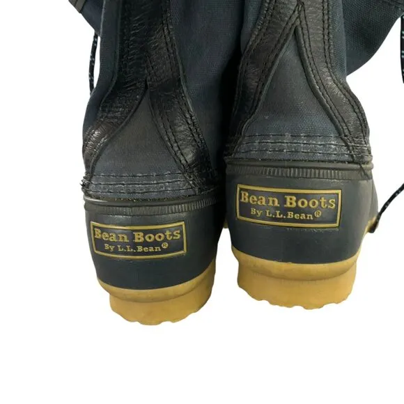 L.L. Bean Kids Waxed Canvas Duck Boots Size 6