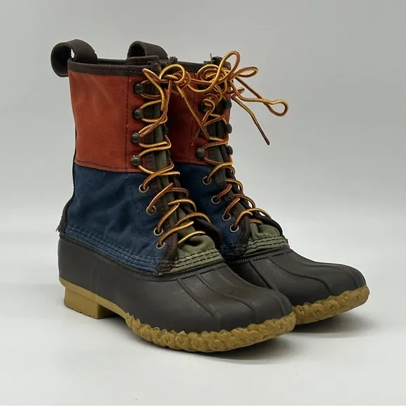 L.L. Bean Multicolor Duck Boots. Size 7