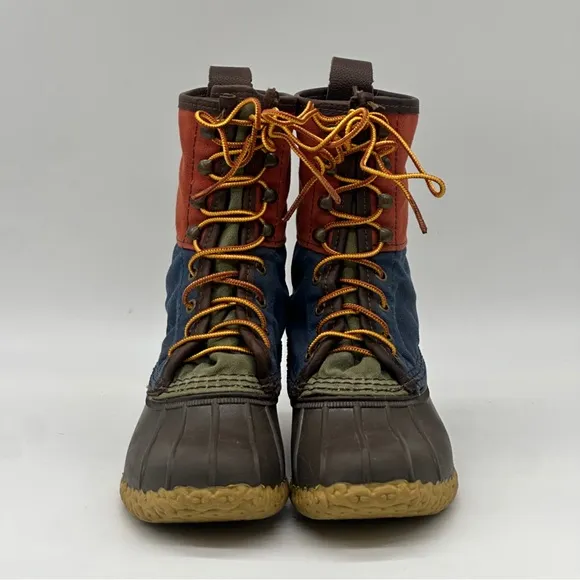 L.L. Bean Multicolor Duck Boots. Size 7