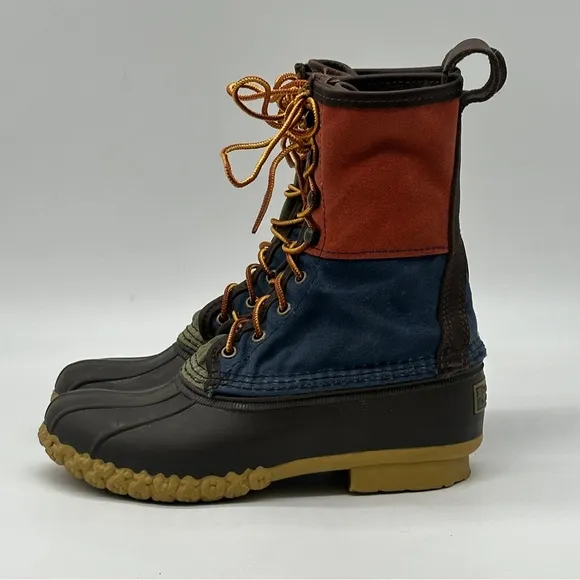 L.L. Bean Multicolor Duck Boots. Size 7