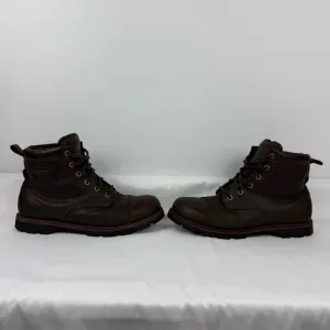 L.L.Bean Men’s Waterproof Leather Work Boots – Size 10 Medium