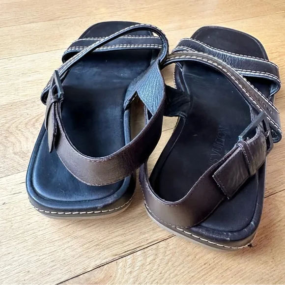 Louis Vuitton Leather Sandals