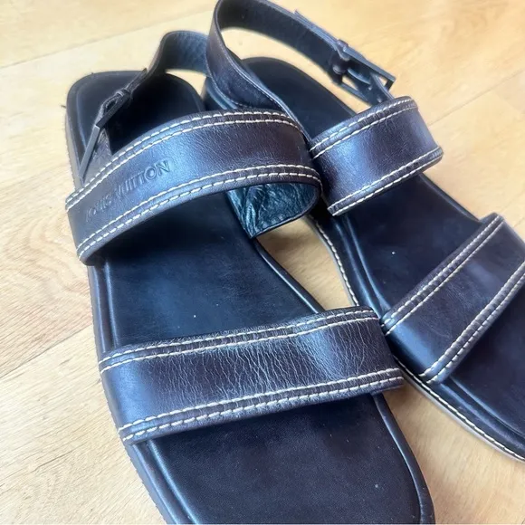 Louis Vuitton Leather Sandals