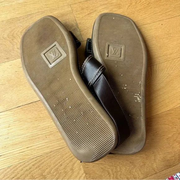 Louis Vuitton Leather Sandals