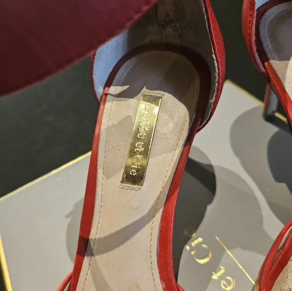 Louise et cie ruby 3.'  Calf sandels