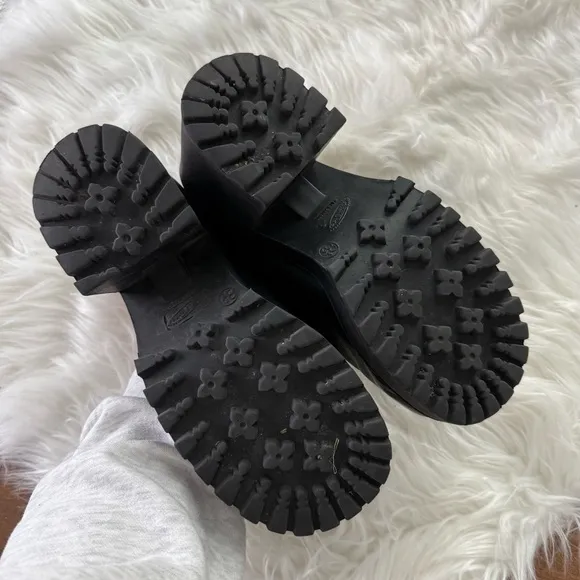 Lower East Side | Vintage Y2K Black Mega Platform Chunky Booties Mary Jane Shoes