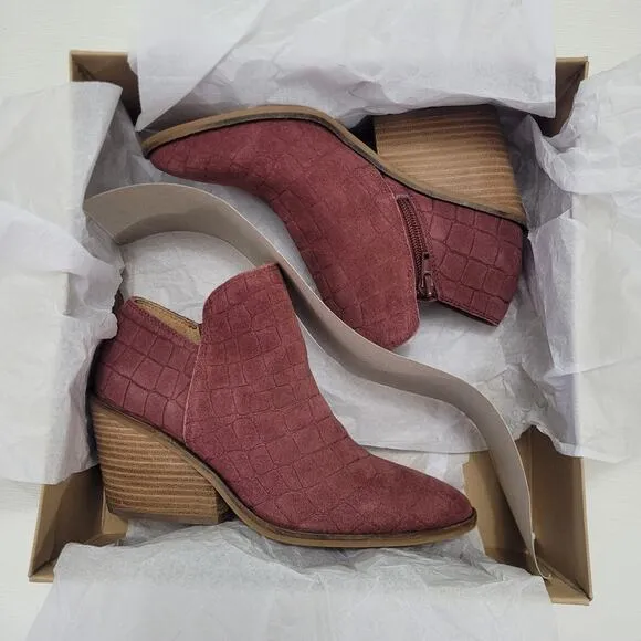 Lucky Brand Women's Saucie Pointed Toe Ankle Boots, Andorra Jupiter, Size 6M