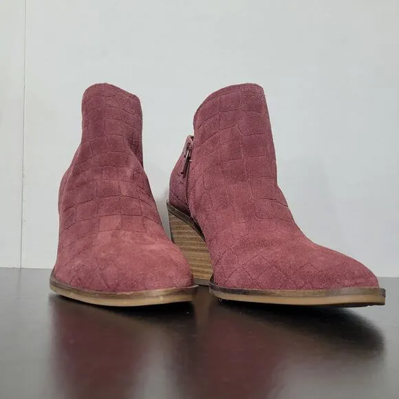 Lucky Brand Women's Saucie Pointed Toe Ankle Boots, Andorra Jupiter, Size 6M