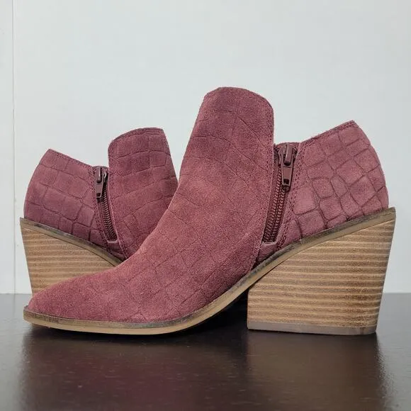 Lucky Brand Women's Saucie Pointed Toe Ankle Boots, Andorra Jupiter, Size 6M