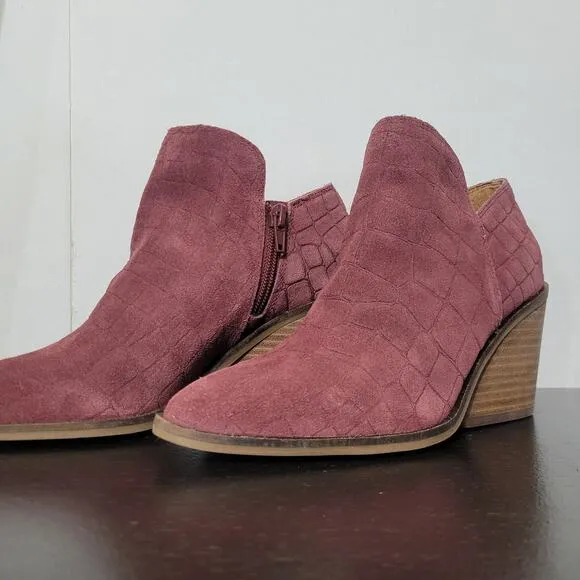 Lucky Brand Women's Saucie Pointed Toe Ankle Boots, Andorra Jupiter, Size 6M