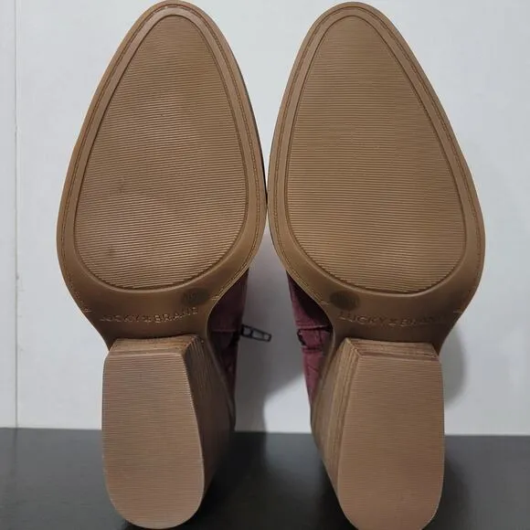 Lucky Brand Women's Saucie Pointed Toe Ankle Boots, Andorra Jupiter, Size 6M