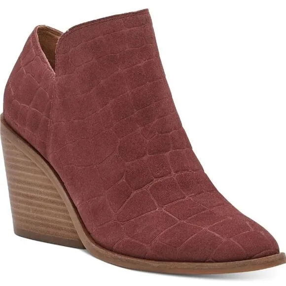 Lucky Brand Women's Saucie Pointed Toe Ankle Boots, Andorra Jupiter, Size 6M