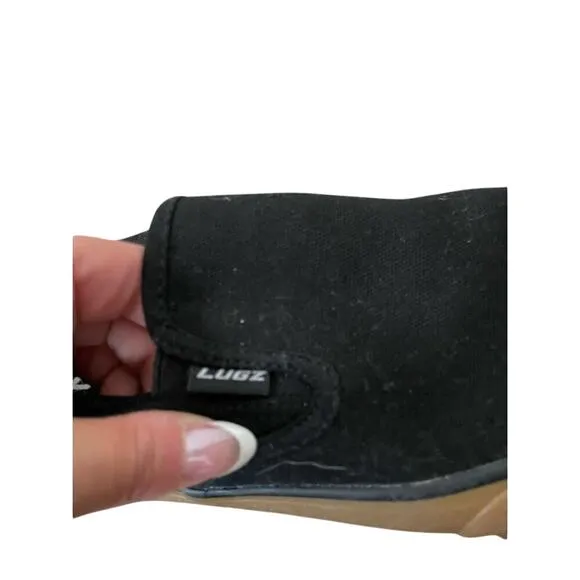 Lugz Mens Bandit Slip On Sneakers Shoes Casual Black