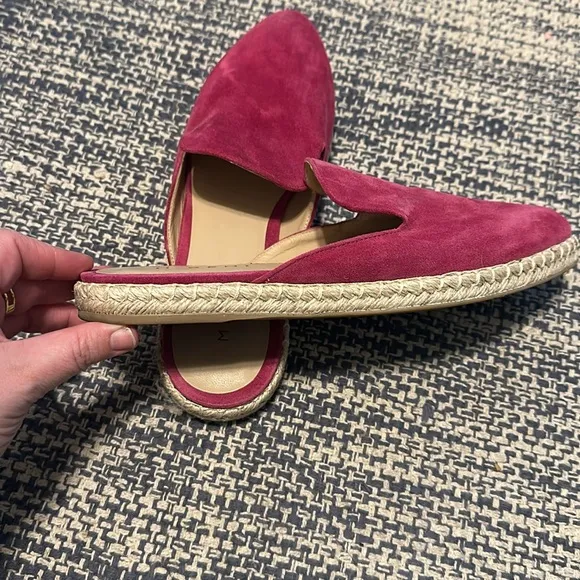 M. Gemi Burgandy Suede Lido Mules size 39